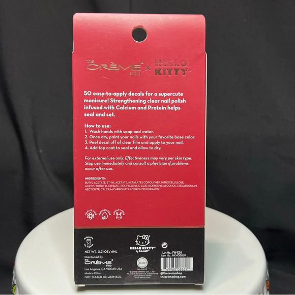 The Creme Shop x Sanrio Hello Kitty Halloween Gel Nail Wrap-Nail Files &Stickers - Picture 10 of 12